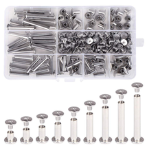 Chicago Binding Screws Assorted Kit,90 Sets 304 Stainless Steel Phillips Chicago - £18.04 GBP