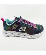 Skechers Elastika Black Sparkly Rainbow Kids Girls Size 3 Sneakers - $54.75 CAD