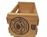 Napa Valley Box Company CD Holder Wood Crate Storage Holds 17 CDs - $11.83