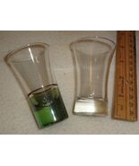 LIQUOR shot glasses - 5 - no design - see description (hall A) - $1.50