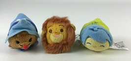 Disney Tsum Tsums Plush Stuffed Lot Inside Out Joy Mayor Lionheart Suzy ... - $14.80
