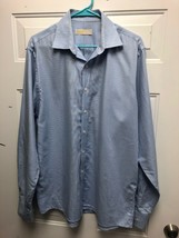 Mens MICHAEL Michael Kors Dress Shirt, Lt Blue, 16 1/2 - 36/37 - $24.74