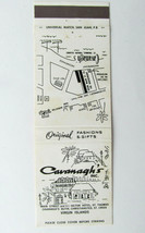 Cavanagh&#39;s - St. Thomas, Virgin Islands Store 20 Strike Matchbook Cover Map - $2.00