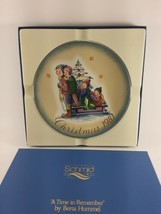 A TIME TO REMEMBER ~ Hummel Christmas Plate by Schmid West Germany, 1981 W/Box - £10.07 GBP