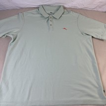 Tommy Bahama Polo Shirt Mens XLarge Mint Green Island Zone Supima Beach - $328.56 MXN