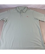 Tommy Bahama Polo Shirt Mens XLarge Mint Green Island Zone Supima Beach - $328.56 MXN