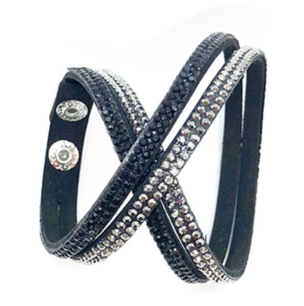 Bracelet black infinity