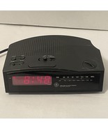 GE AM/FM RADIO/ALARM CLOCK BATTERY BACKUP MODEL NO. 7-4813B - £10.25 GBP