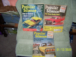 lot of {3} vintage 60&#39;s magazines  {popular science} - £11.97 GBP