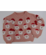Christmas Santa Clause Fuzzy Toddler Sweater - $458.89 MXN