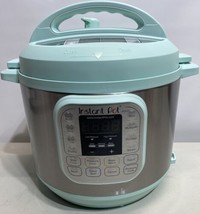 Instant Pot Duo 60 RARE TEAL COLOR 6 Qt 7-in-1 Mult-Cooker VERY CLEAN Us... - $140.24