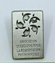 AQRP-SM Association Quebecoise Pour La Readaptation Psychosociale Pin Pi... - £10.99 GBP
