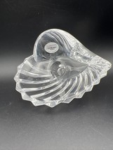 Gorham Lead Crystal  Germany Fluted Heart Shaped Candle Holder - £7.70 GBP
