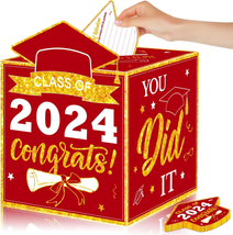 Red and Gold Gradation Card Box 2024 Gradation Decorations, Red Aggregat... - £12.48 GBP
