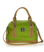 Medichi Italian Made Green Leather Convertible Satchel Handbag Crossbody... - $4,662.70 MXN
