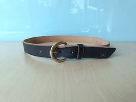 Double Rl Terrance Tumbled Leather Belt $248 Free Worldwide Shipping (0191) - £143.88 GBP