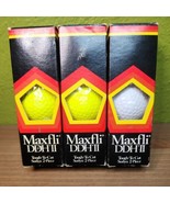 Dunlop Maxfli DDH II Tough-To Cut 2-Piece Surlyn Golf Balls 3 Sleeves NOS - £23.34 GBP