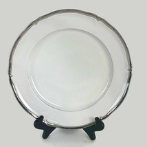 Mikasa Hyde Park Platinum Dinner Plate Dinnerware Fine China White Body ... - £32.10 GBP
