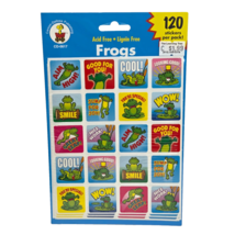 VINTAGE CARSON DELLOSA ACID FREE FROGS FROG STICKERS NEW SEALED 120 TOTAL - $14.25