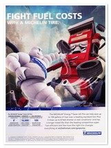 Michelin Man Energy Saver Tires Gas Pump 2010 Full-Page Print Magazine Ad - £7.66 GBP