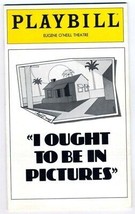Playbill I Ought To BE In Pictures Ron Leibman Dinah Manoff Joyce Van Patten.  - £11.88 GBP