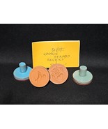 RYCRAFT Cookie Press Stamps Ceramic Clay Terracotta 4 Original Recipe Bo... - $48.77 CAD