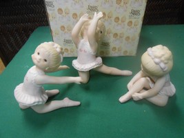 Great Collectible Set Of 3 &quot;Little Tu Tu&quot; Precious Moments Figurines - £19.45 GBP