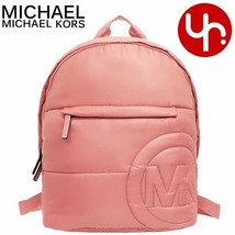 Michael Kors Rae Medium Quilted Nylon Sunset Rose Backpack 35F1U5RB2C NWT $368 - £87.31 GBP