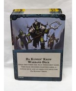 Warhammer Underworlds Da Kunnin Krew Warband Deck - $19.79