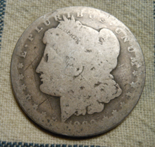 1890-O Or 99 Morgan 90% Silver Dollar Poor Worn Low Ball Cull Slick Pocket Piece - £30.84 GBP