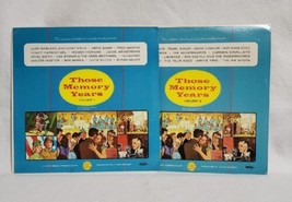 Those Memory Years Volume 1 And 2 LP 1969 Vinyl Albums - Used - Good Condition - £11.18 GBP