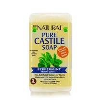 Dr. Natural Pure Castile Soap, Peppermint, 2 Pcs - Plant-Based - Made with Shea  - £16.77 GBP