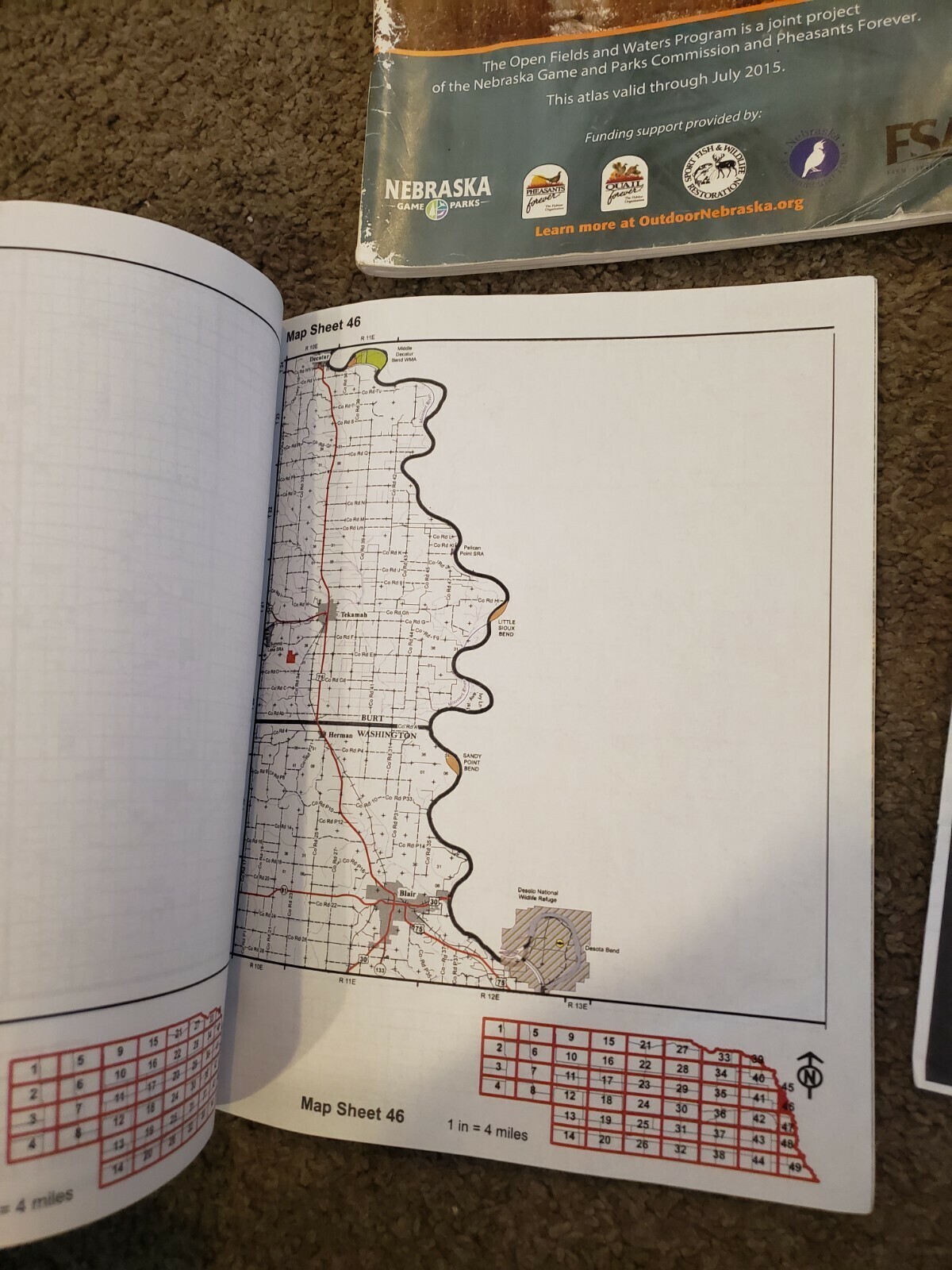 NICE LOT o 6 Nebraska Public Stubble Atlas Access Guide Magazine 2012 2014 2016 Item image 6