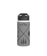 Stainless Steel Water Bottle - Thermal Insulated, Twist-On Lid - 3 Sizes - £29.84 GBP+