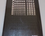 1983 RENO, NV Wooster High School Yearbook &quot;Pegasus&quot; - £39.52 GBP