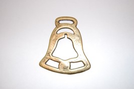 Antique Horse Brass with Christmas or Wedding Bell shape Rustic cottagecore - £12.71 GBP