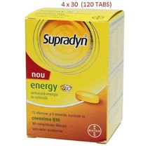 Supradyn Fast Energy Coenzyme Q10 30 Tabs/box or Effervescent Multivitamins - £39.22 GBP