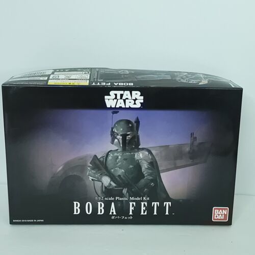 Bandai Namco Star Wars The Mandalorian Boba Fett 1:12 Plastic Model Kit New! - £20.54 GBP