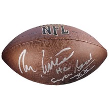 Ron Rivera 1985 Chicago Bears Signed Football Super Bowl XX Proof Auto - $145.53