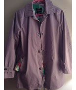 Dennis by Dennis Basso QVC Small Lavender  Rain Jacket w Matching Scarf - £19.33 GBP