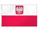 Moon Knives Poland Polska Eagle Crest nylon 210D Flag 3x5 ft House Banne... - $14.44