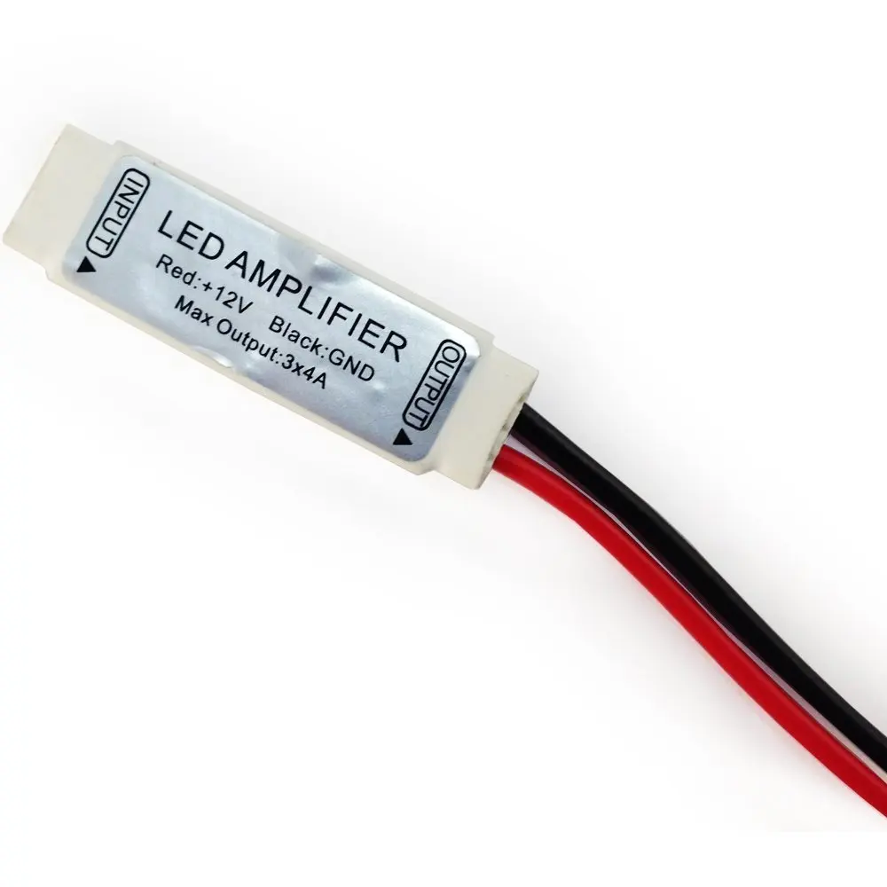 12V Mini RGB LED Amplifier - LED Signal Amplifier (Data Repeater) for RGB LED - £9.83 GBP