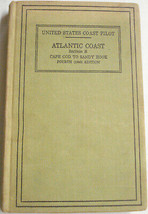 United States Coast Pilot Atlantic Coast Section B Cape Cod To Sandy Hook 1940 - £8.60 GBP