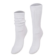 Kids Slouch Socks - Knee High Long Cotton Scrunch Socks for Ages 3-15 (1... - $11.49