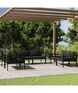  Garden Lounge Set Anthracite Aluminum, Polyester Large - €1.190,56 EUR
