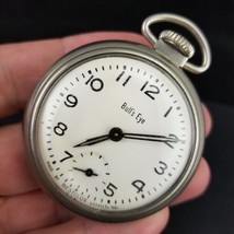 Westclox &quot;Bulls Eye&quot; pocket watch vintage antique LaSalle Ill USA - $664.79 MXN