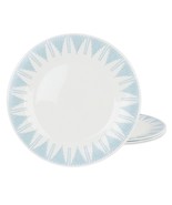 Ultra by Gibson Piper Point 4 Piece 10 Inch Round Tempered Opal Glass Di... - $66.35 CAD