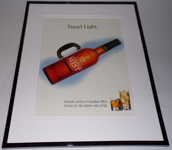 2000 Canadian Mist Whisky Framed 11x14 ORIGINAL Advertisement Travel Light - £26.23 GBP