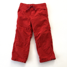 Gymboree Toddler Boys Fleece Lined Pants Elastic Waist Drawstring 3T - $7.87
