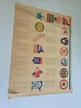 Cleveland Indians American League Baseball Schedule 1982 Sperry Univac A... - $295.62 MXN